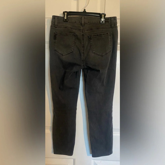 Paige Jeans Womens 28 Verdugo Ankle Skinny Black Grey Denim Stretch Casual - Picture 5 of 6